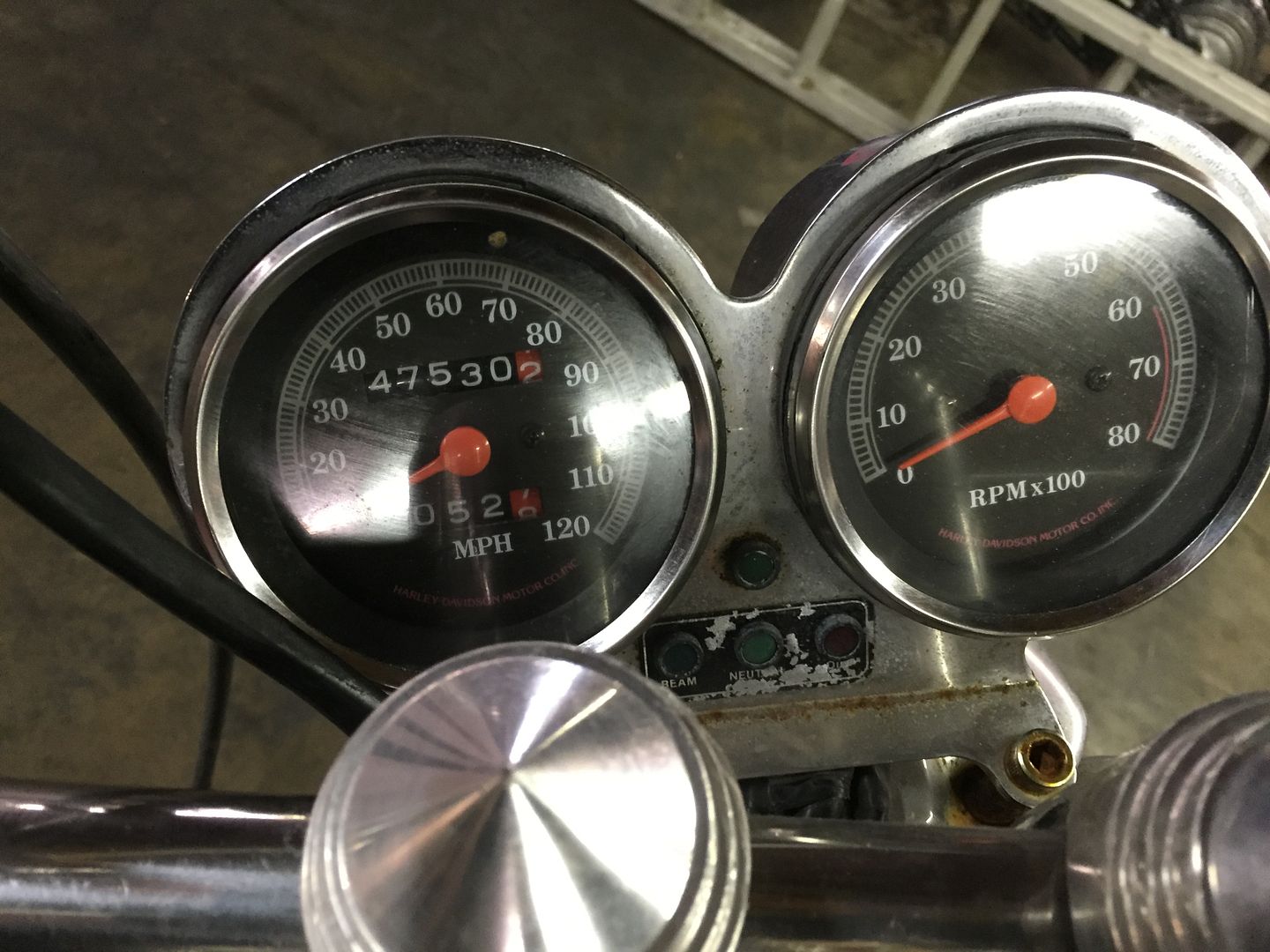 Find 91 Harley Sportster XLH XL 1200 Speedometer Tachometer Instrument